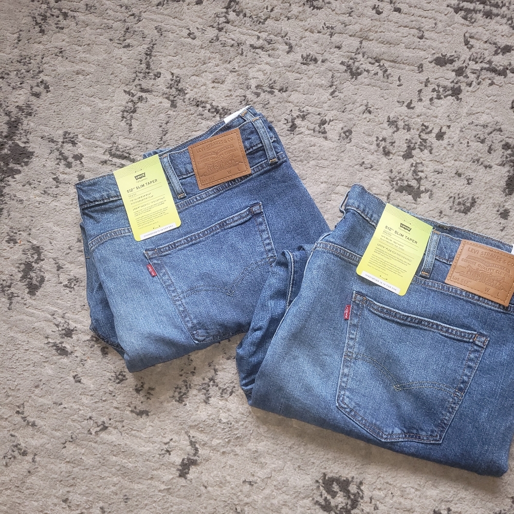 LEVI'S 512 Slim Tapered Jeans 50x32